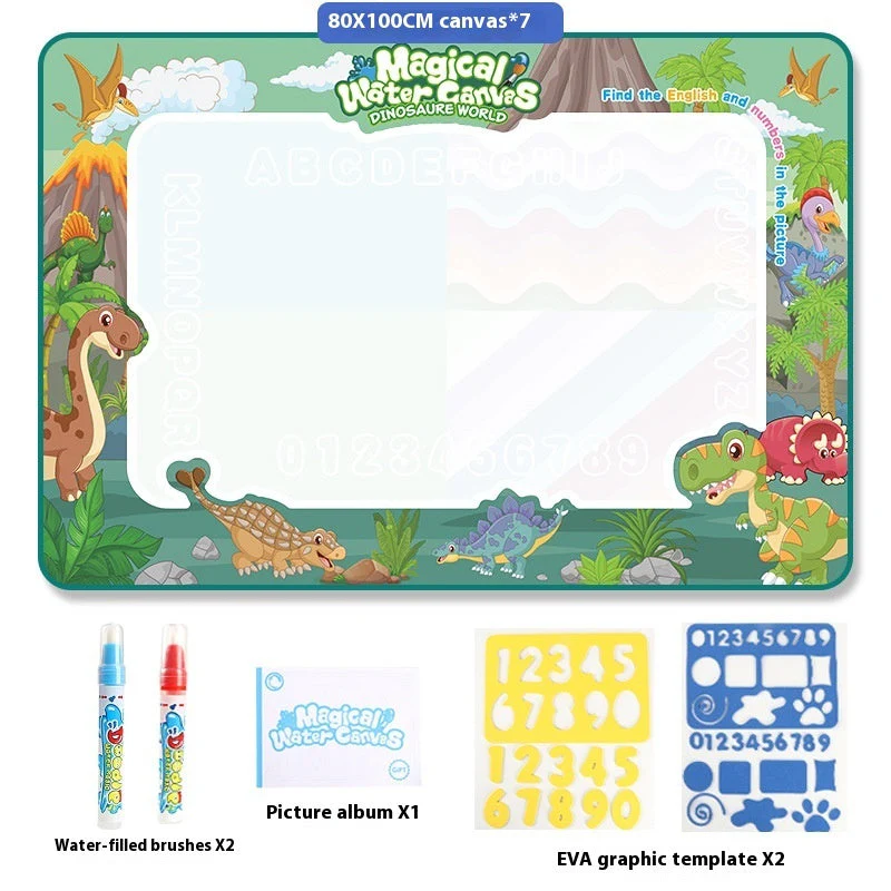 Cloth Toy Clear Water Painting Drawing Board Magic Color Graffiti Blanket Water Picture Book - Image 8