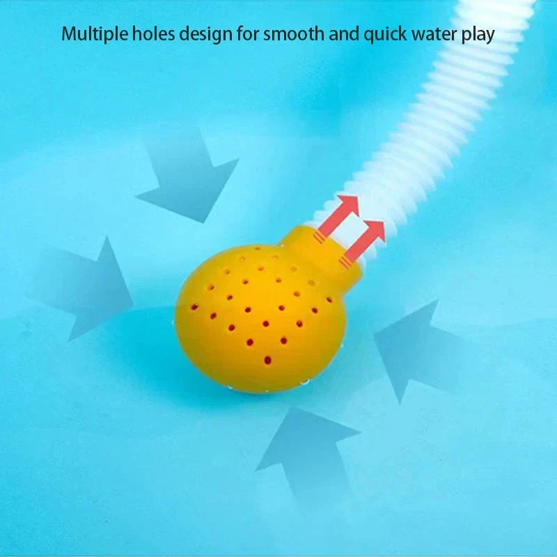Cloud Weather Bath Toy for Kids – Educational Water Spray Toy with Rotating Nozzle & Suction Cup - Image 3