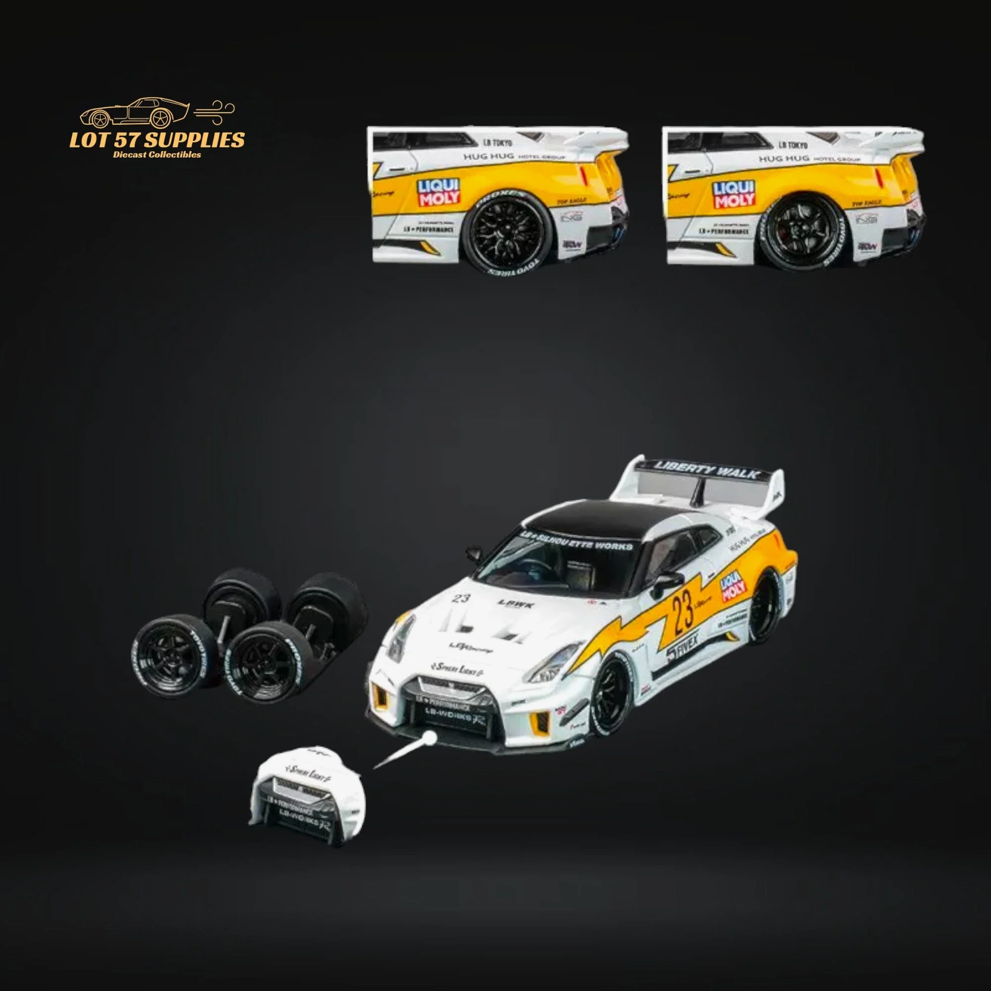 CM Model Nissan Skyline GT-R R35RR LBWK Silhouette 1:64 - Image 2