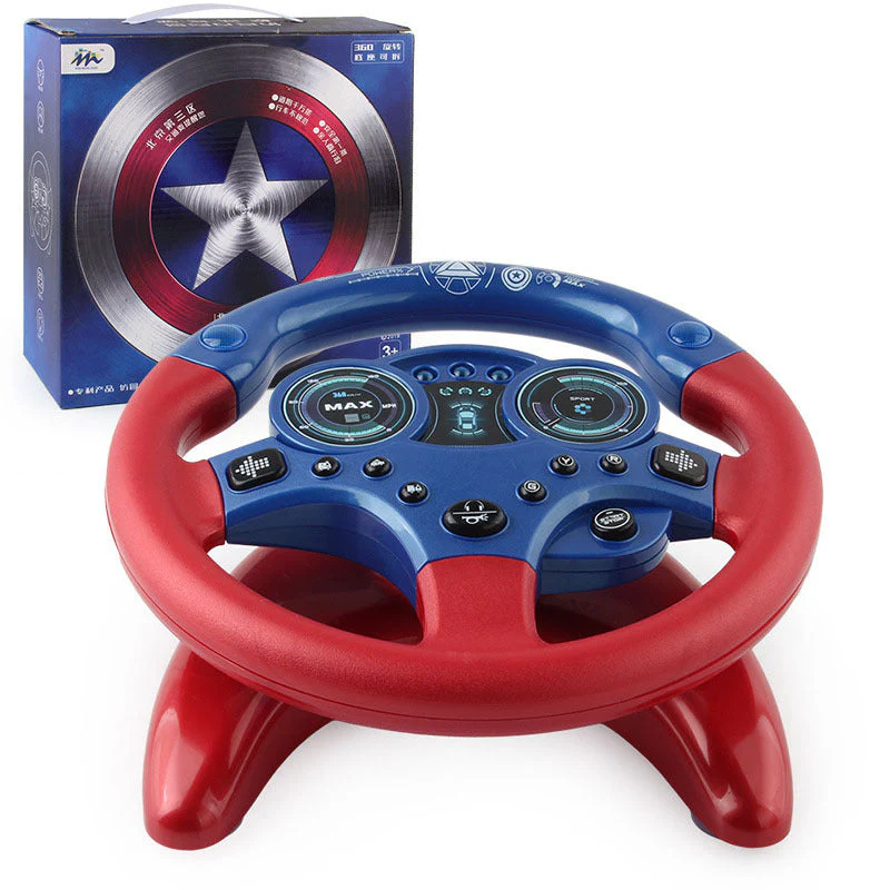Co-pilot simulation steering wheel puzzle simulation toy - Image 6