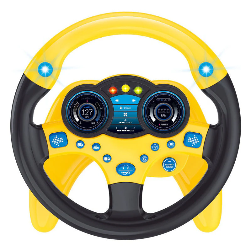 Co-pilot simulation steering wheel puzzle simulation toy - Image 8
