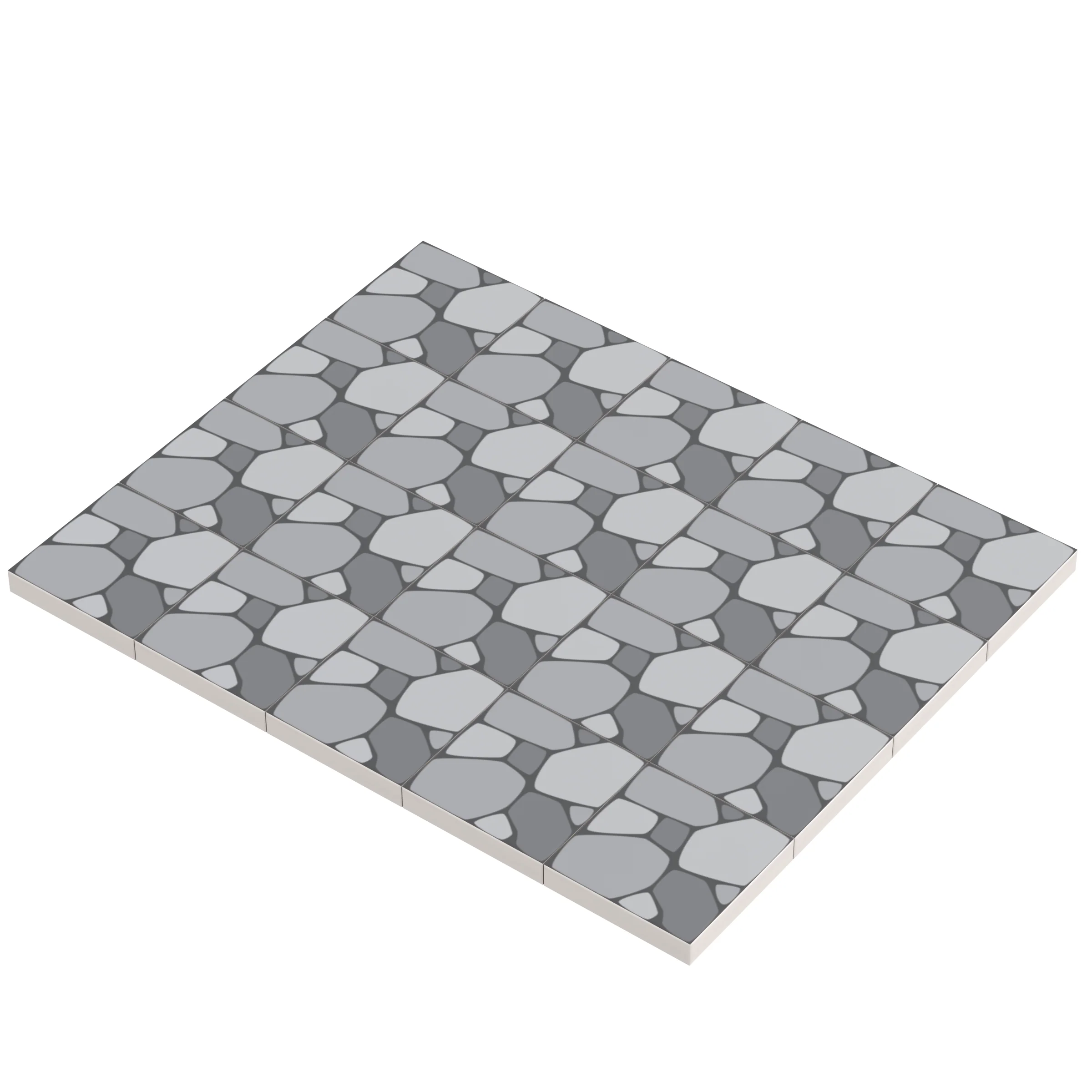 Cobblestone Tile Part Pack (20 Tiles) made with LEGO parts - B3 Customs - Image 3