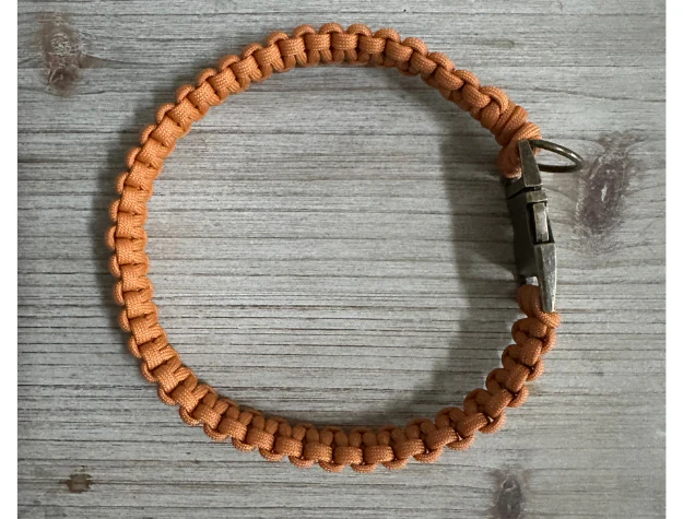 Cobra Braid in Mustard - Handmade Dog Collar - Image 4