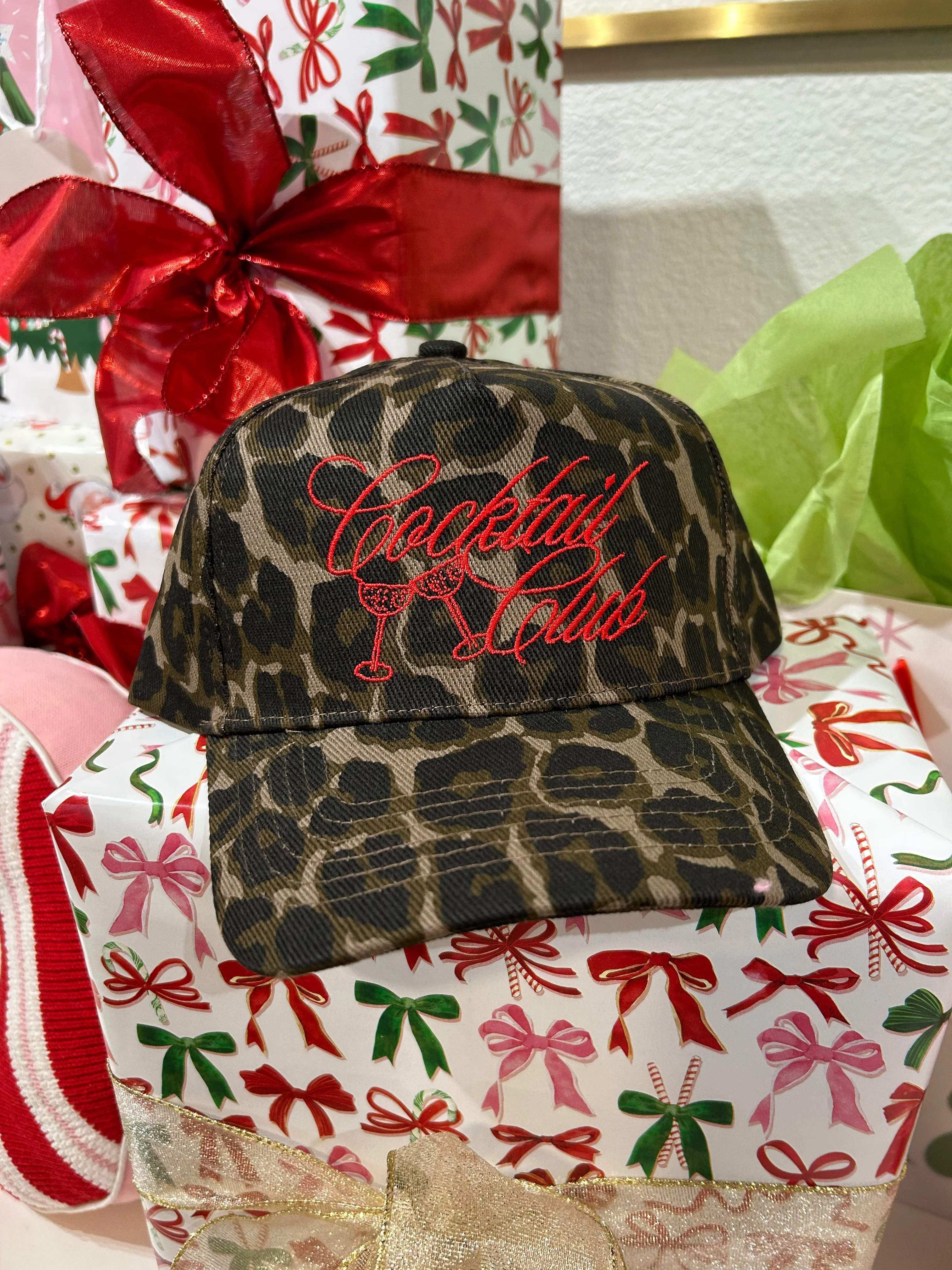 Cocktail Club - Leopard Vintage Trucker Hat - Image 5