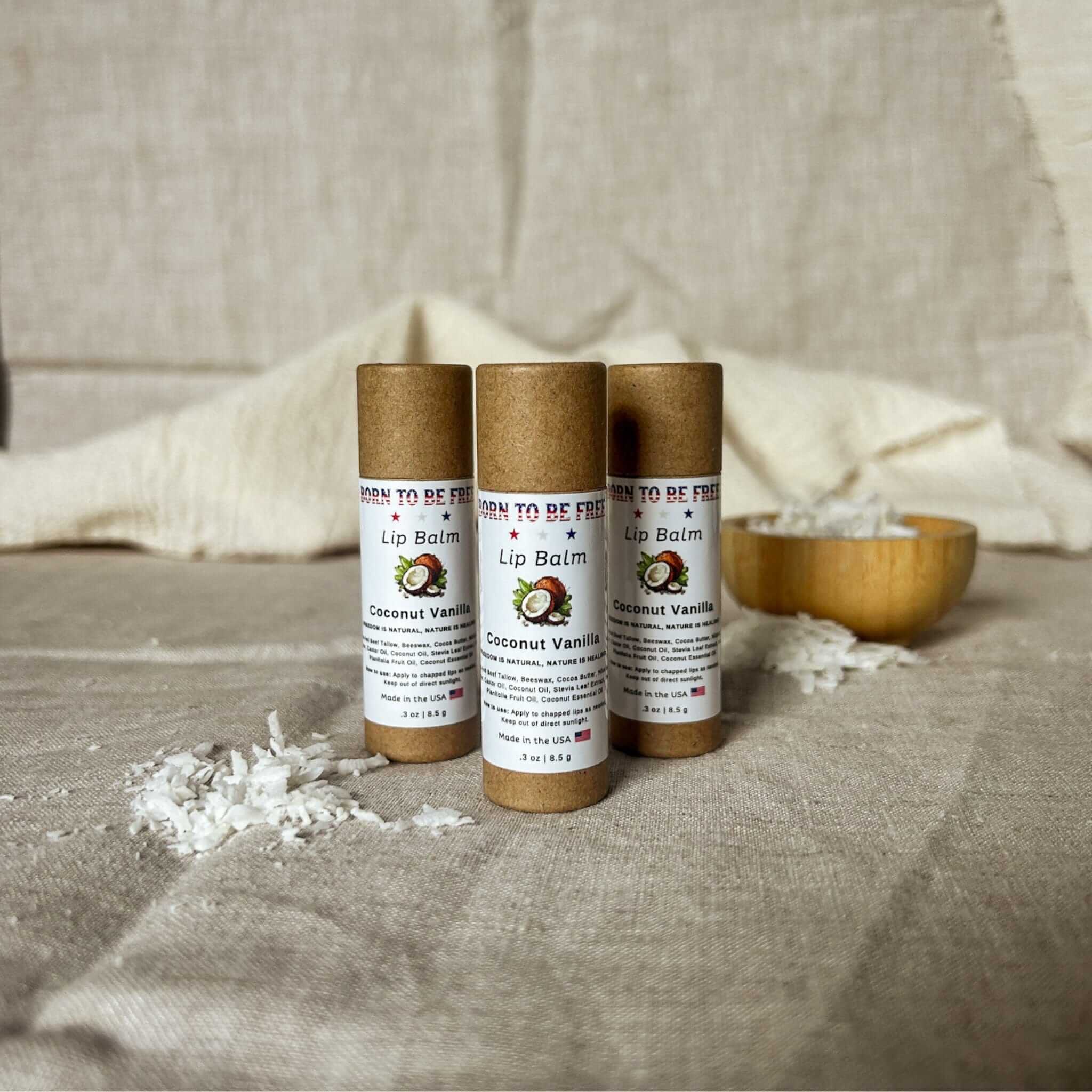 Coconut Vanilla Lip Balm - Image 2