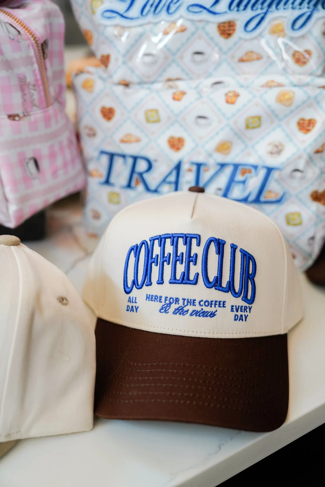 Coffee Club - Brown Vintage Trucker Hat - Image 4