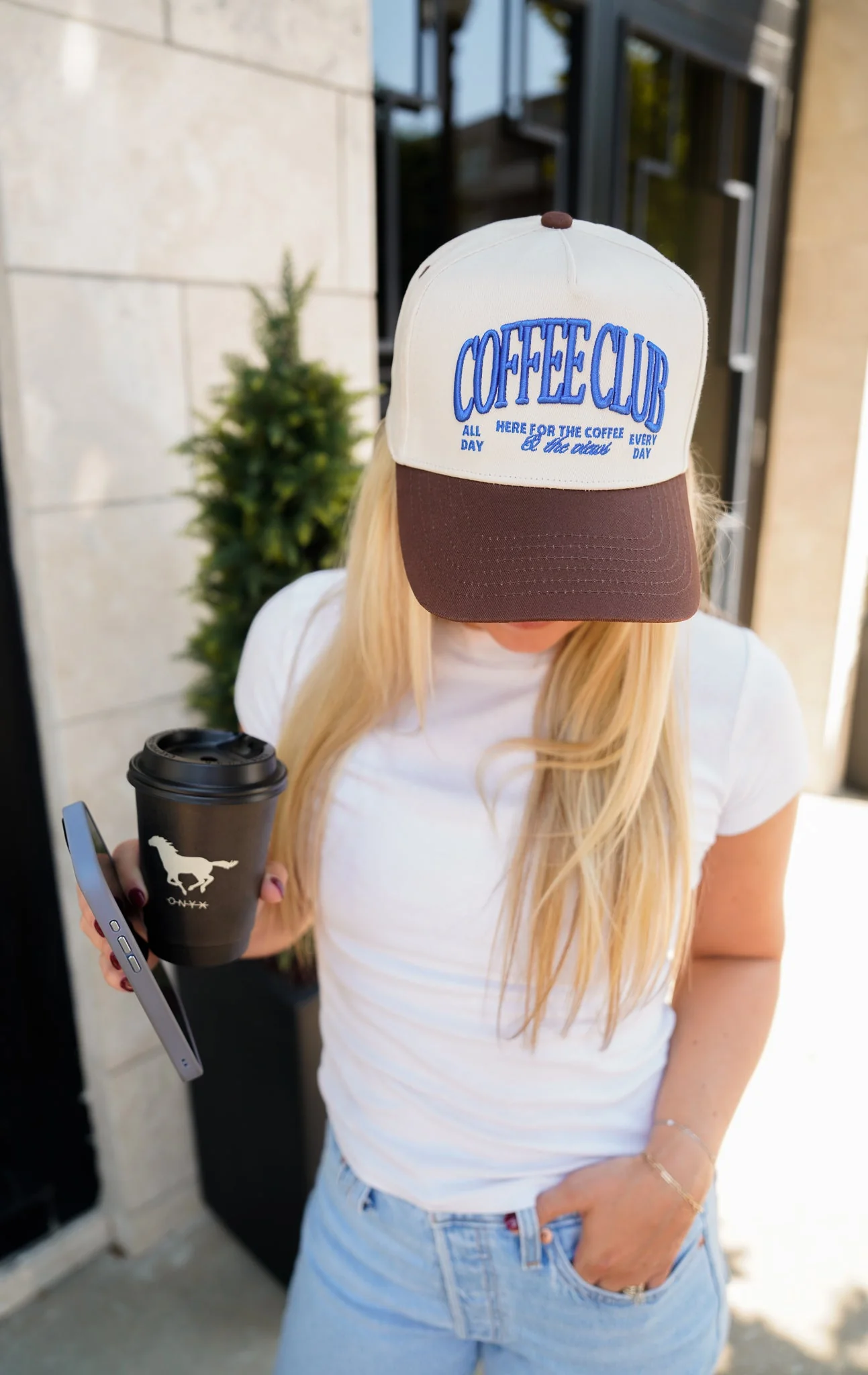 Coffee Club - Brown Vintage Trucker Hat - Image 6