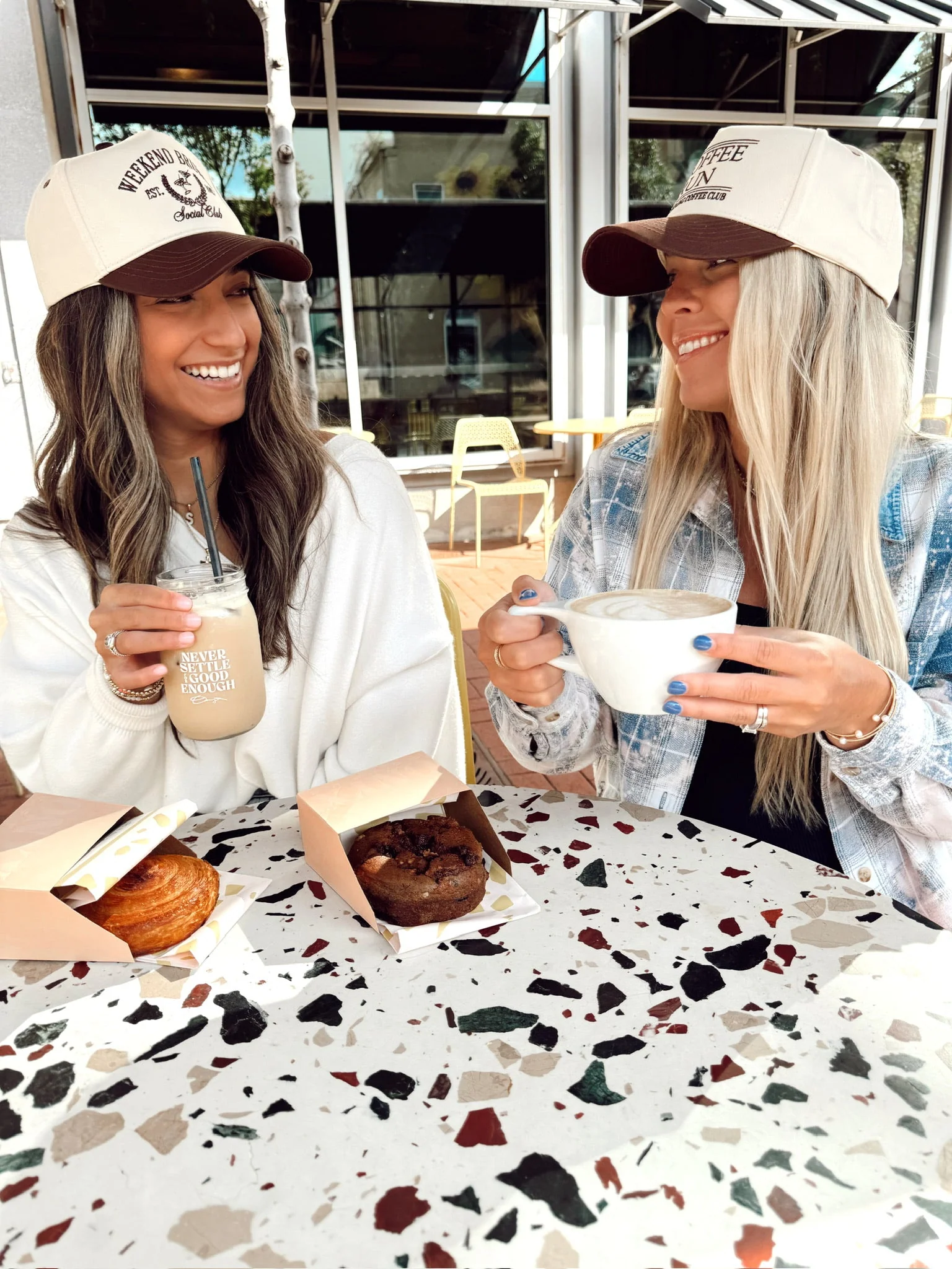 Coffee Run - Brown Vintage Trucker Hat - Image 2