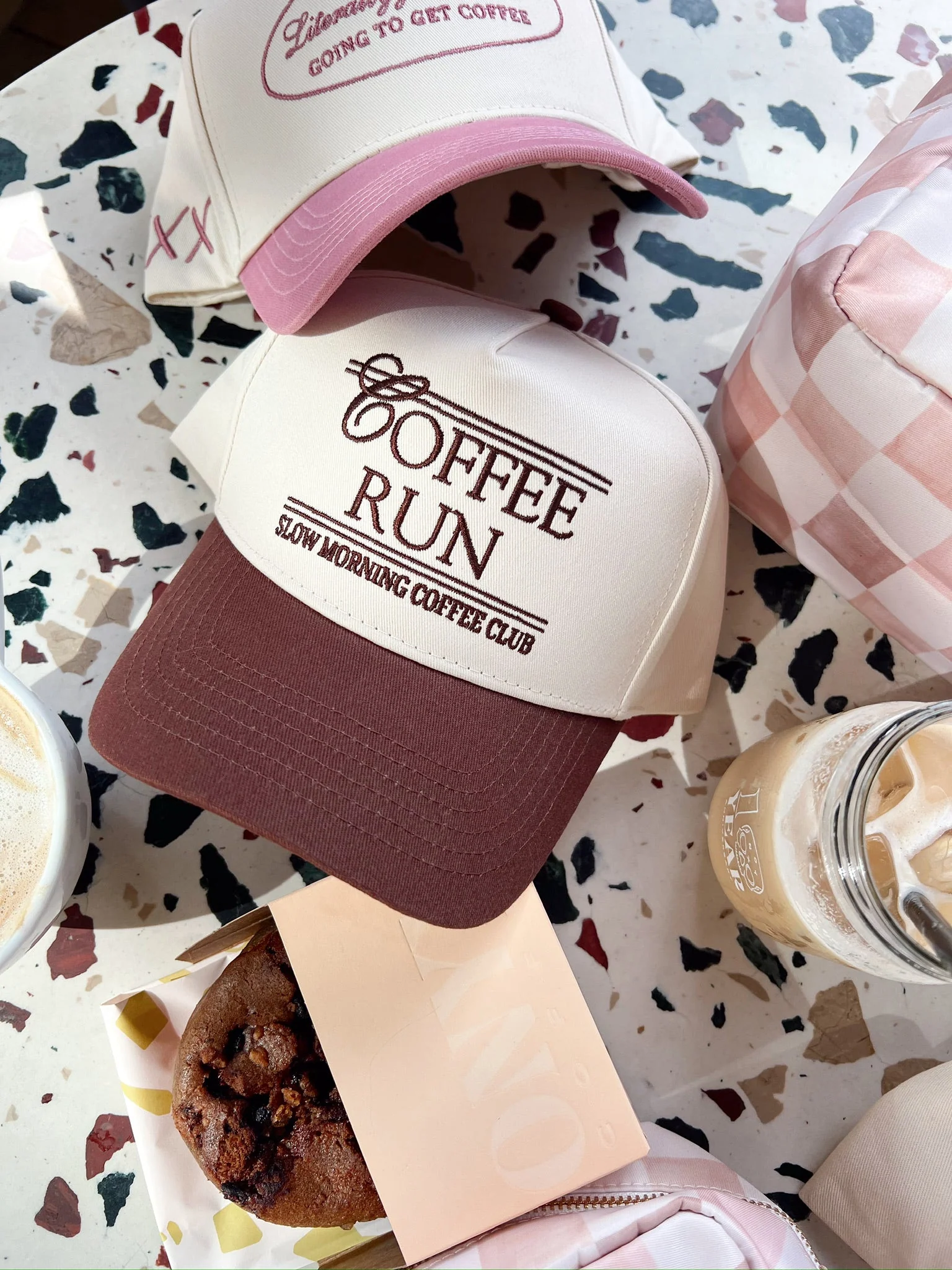 Coffee Run - Brown Vintage Trucker Hat - Image 5