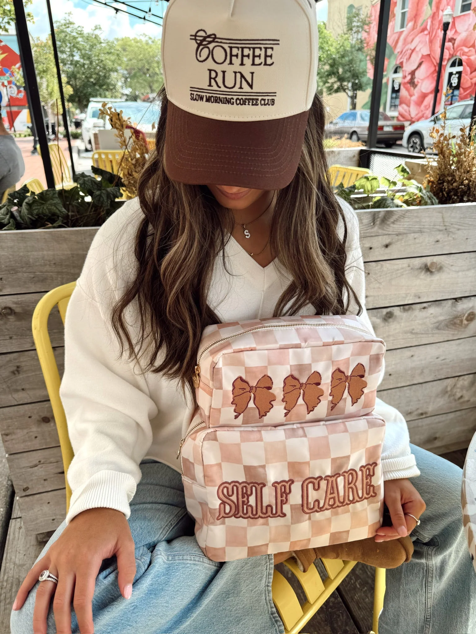 Coffee Run - Brown Vintage Trucker Hat - Image 7