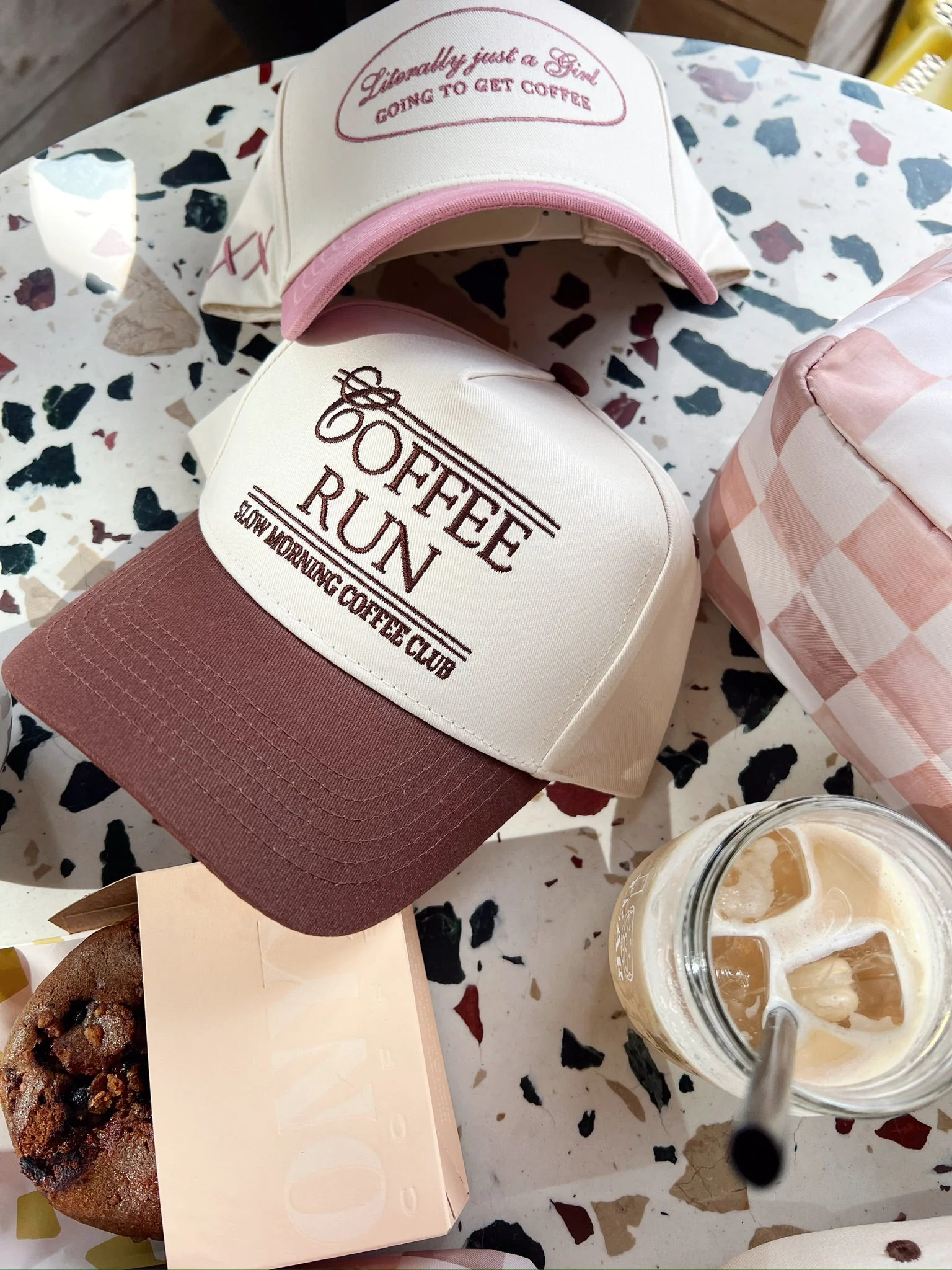 Coffee Run - Brown Vintage Trucker Hat - Image 8