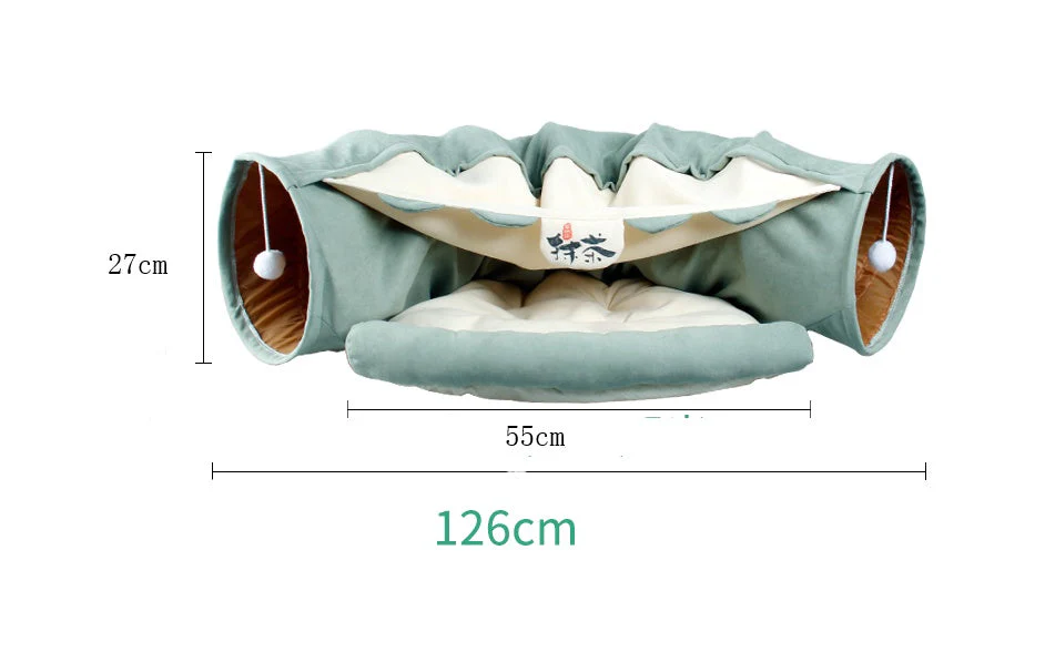 Collapsible Interactive Play Pet Tunnel - Image 4