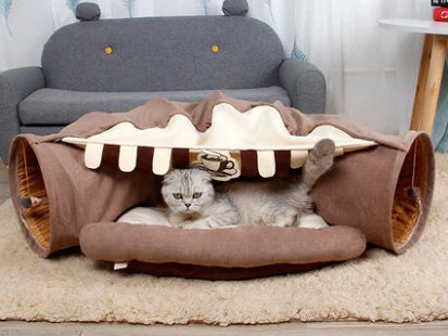 Collapsible Interactive Play Pet Tunnel - Image 6