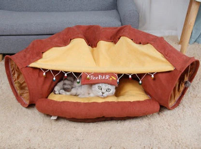 Collapsible Interactive Play Pet Tunnel - Image 9