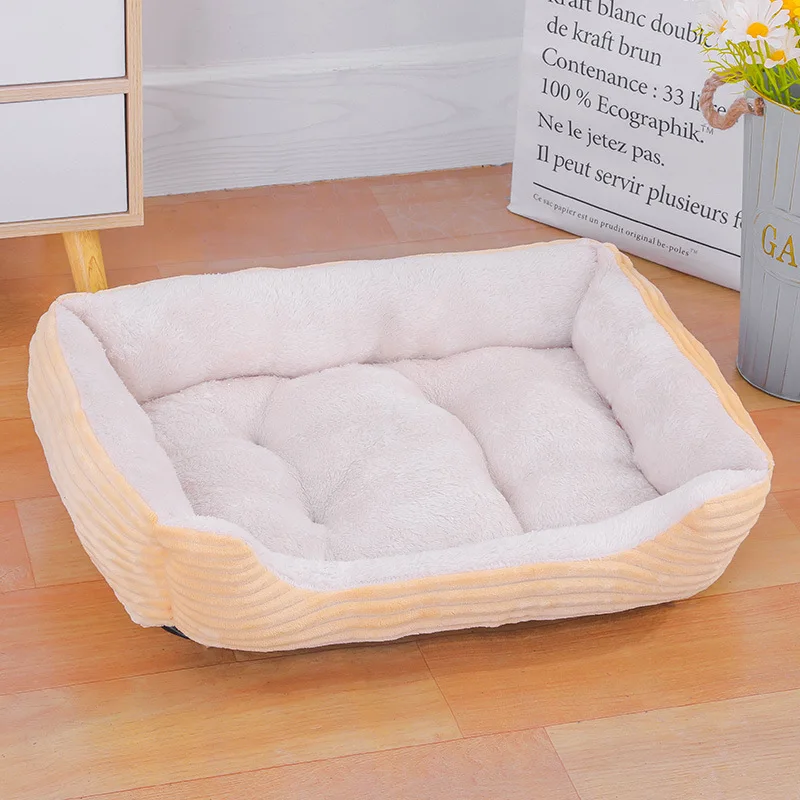 Color Square Winter Warm Pet Bed – Dog & Cat House - Image 10