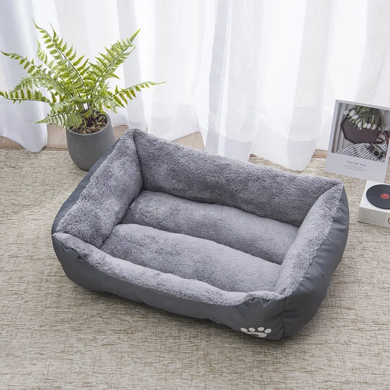 Color Square Winter Warm Pet Bed – Dog & Cat House - Image 11