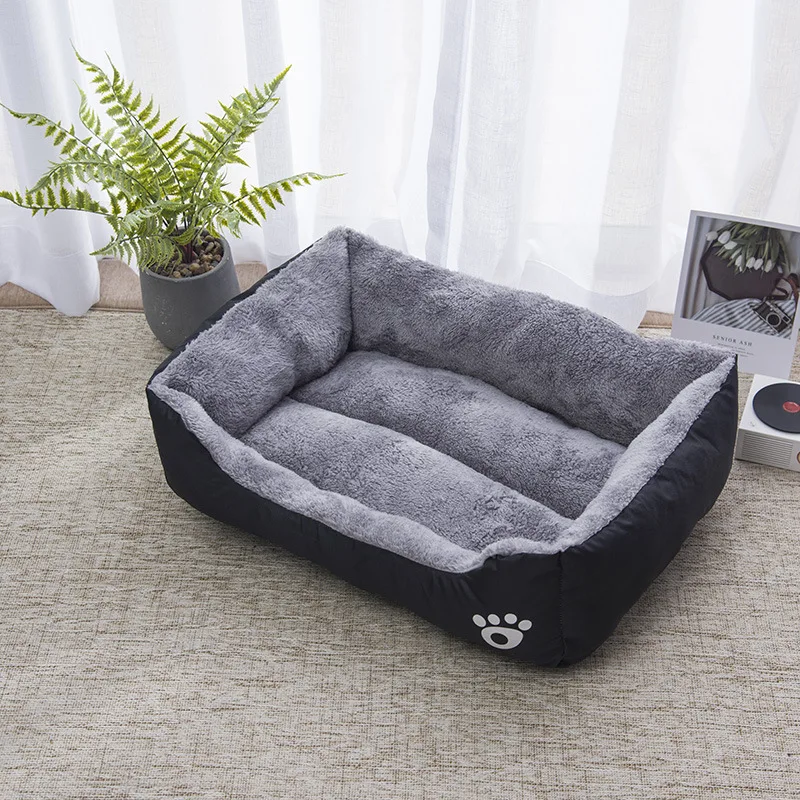 Color Square Winter Warm Pet Bed – Dog & Cat House - Image 12