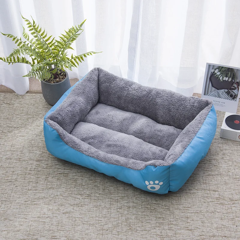 Color Square Winter Warm Pet Bed – Dog & Cat House - Image 14