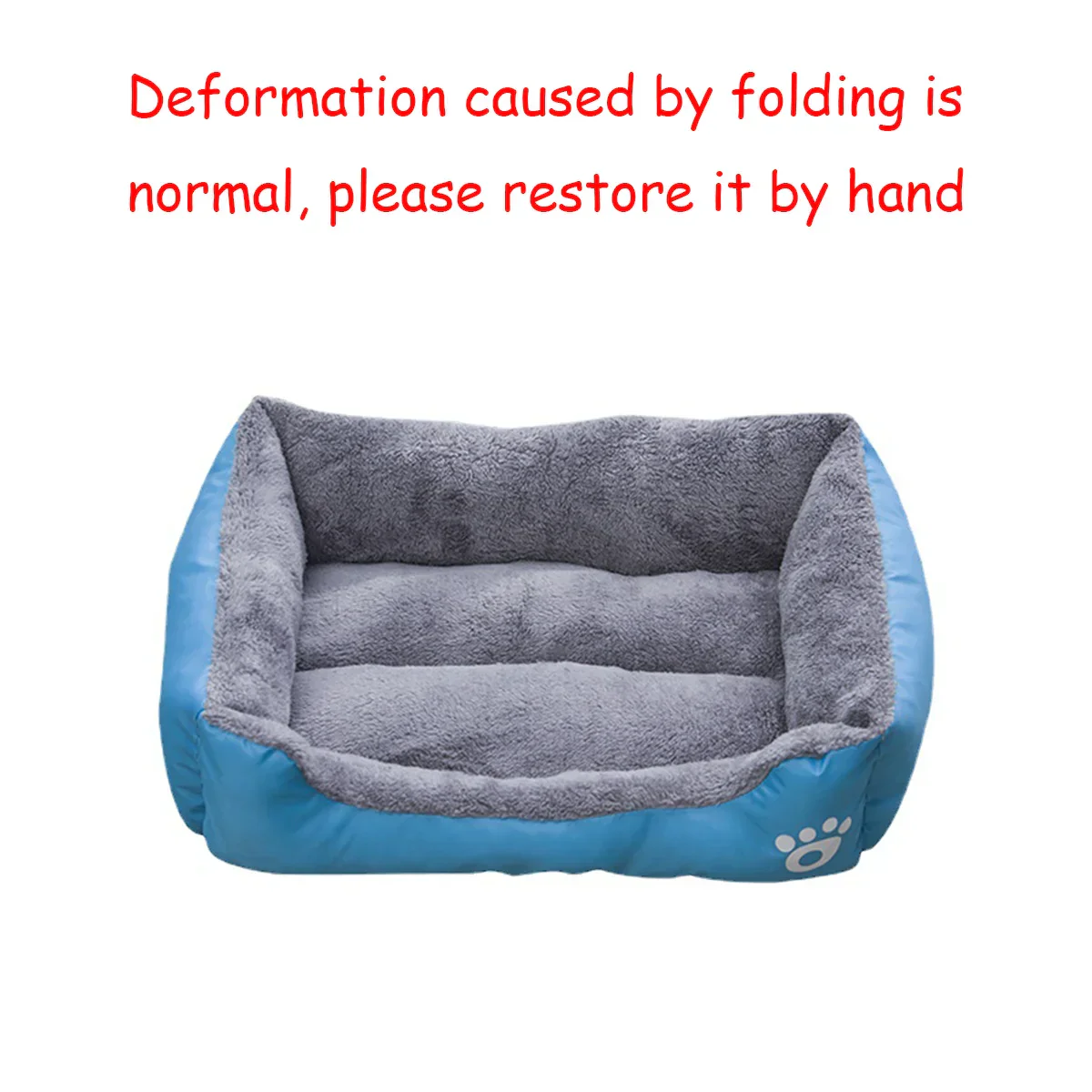 Color Square Winter Warm Pet Bed – Dog & Cat House - Image 7