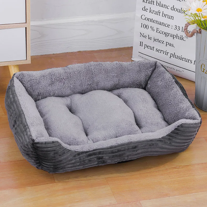 Color Square Winter Warm Pet Bed – Dog & Cat House - Image 8