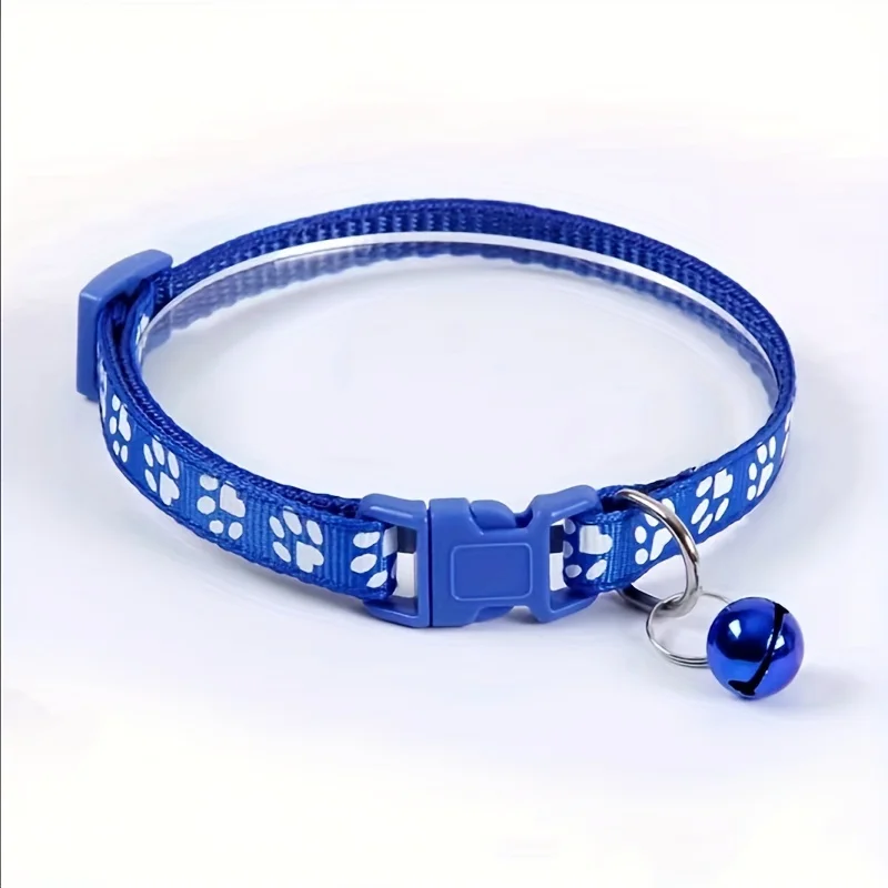 Colorful Adjustable Cat Collar with Bell - Image 10