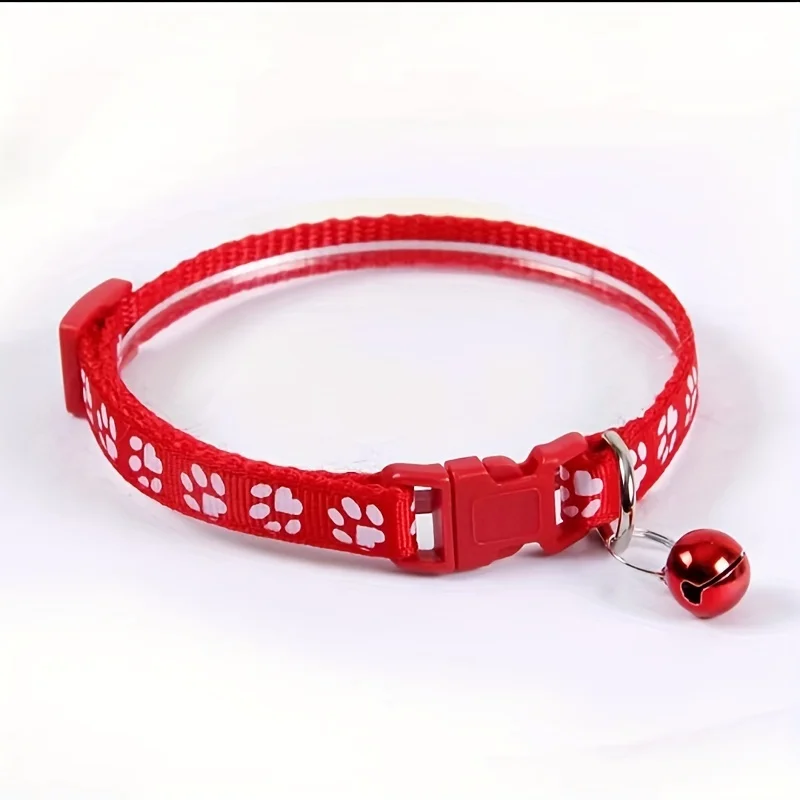 Colorful Adjustable Cat Collar with Bell - Image 7