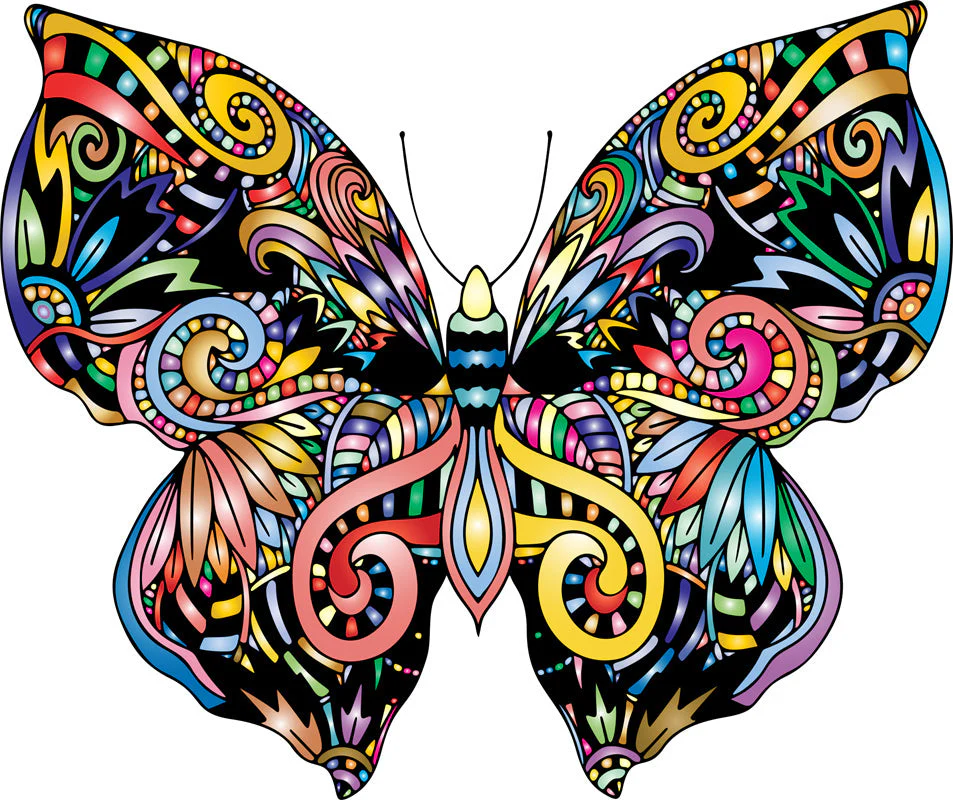 Colorful Butterfly Animal Wooden Puzzles - Image 23