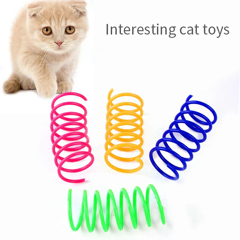 Colorful Cat Spring Toys – Durable Coil Play for Kittens - Image 12
