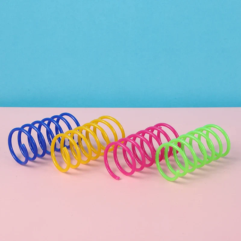 Colorful Cat Spring Toys – Durable Coil Play for Kittens - Image 15