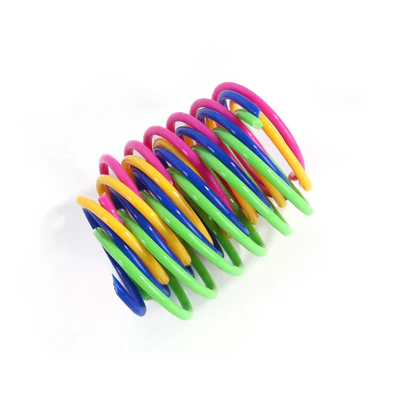 Colorful Cat Spring Toys – Durable Coil Play for Kittens - Image 17