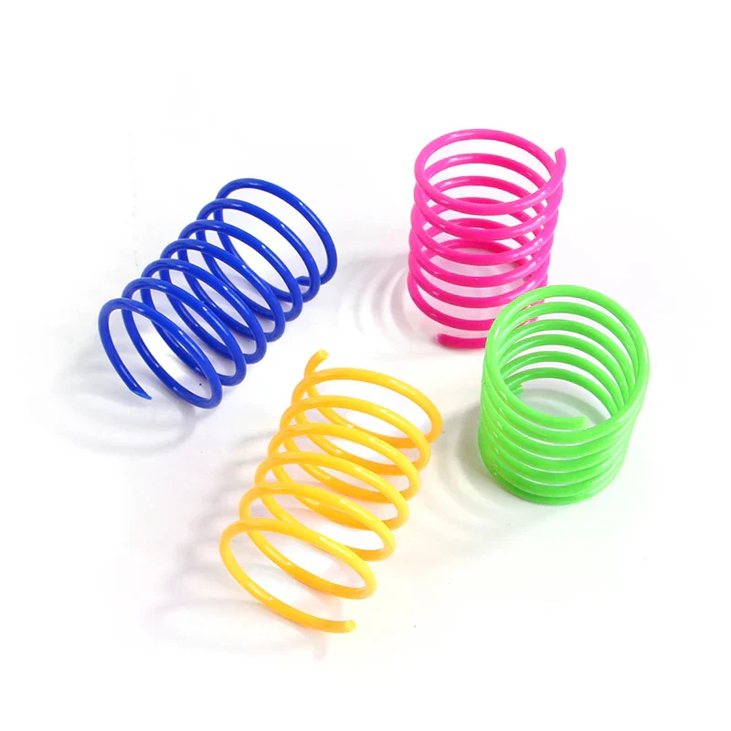 Colorful Cat Spring Toys – Durable Coil Play for Kittens - Image 19