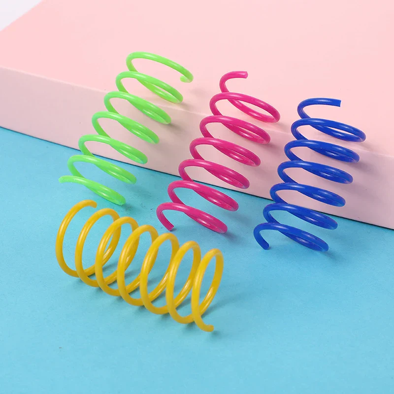 Colorful Cat Spring Toys – Durable Coil Play for Kittens - Image 2