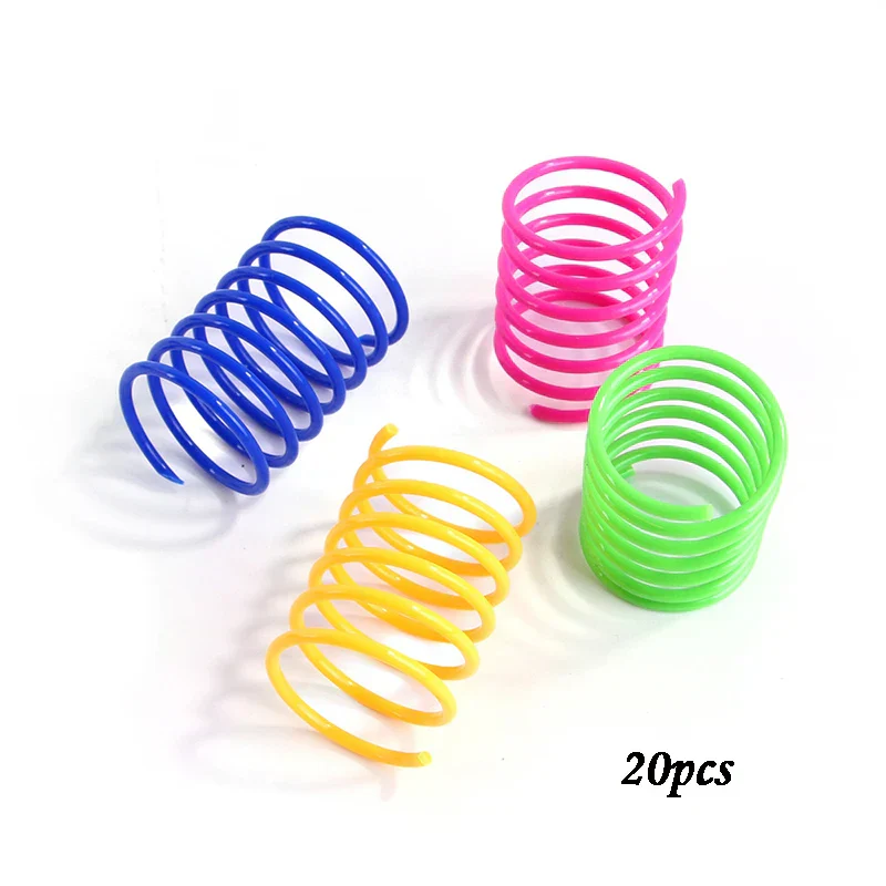 Colorful Cat Spring Toys – Durable Coil Play for Kittens - Image 20
