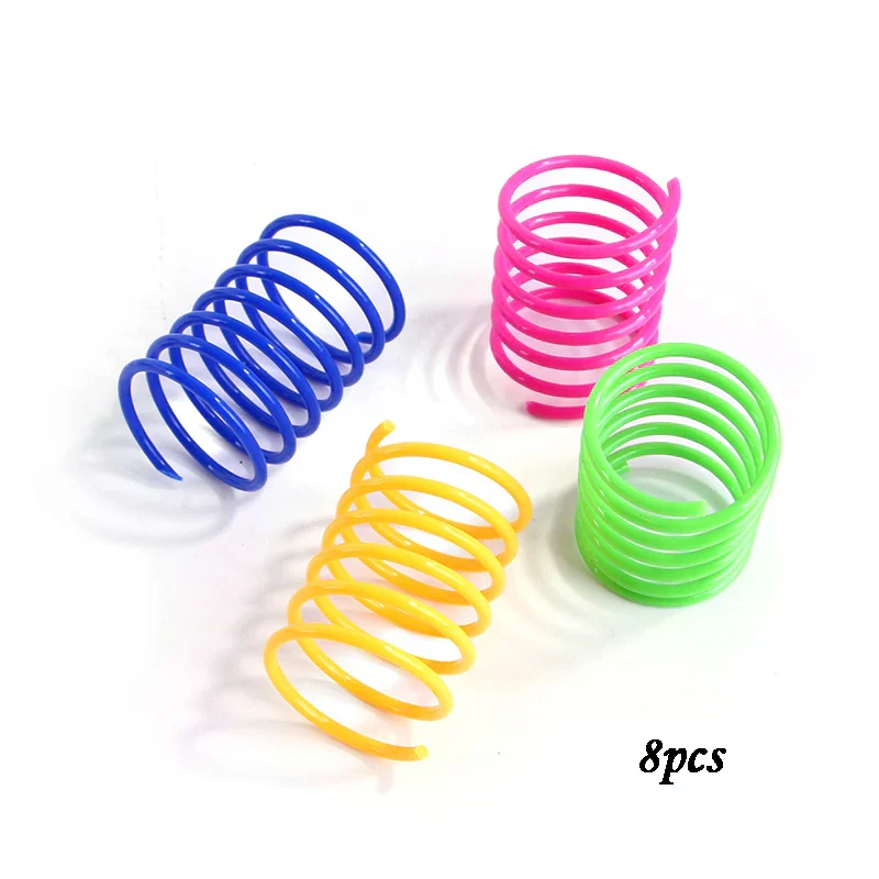 Colorful Cat Spring Toys – Durable Coil Play for Kittens - Image 22