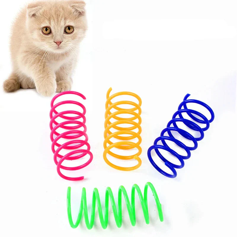 Colorful Cat Spring Toys – Durable Coil Play for Kittens - Image 3