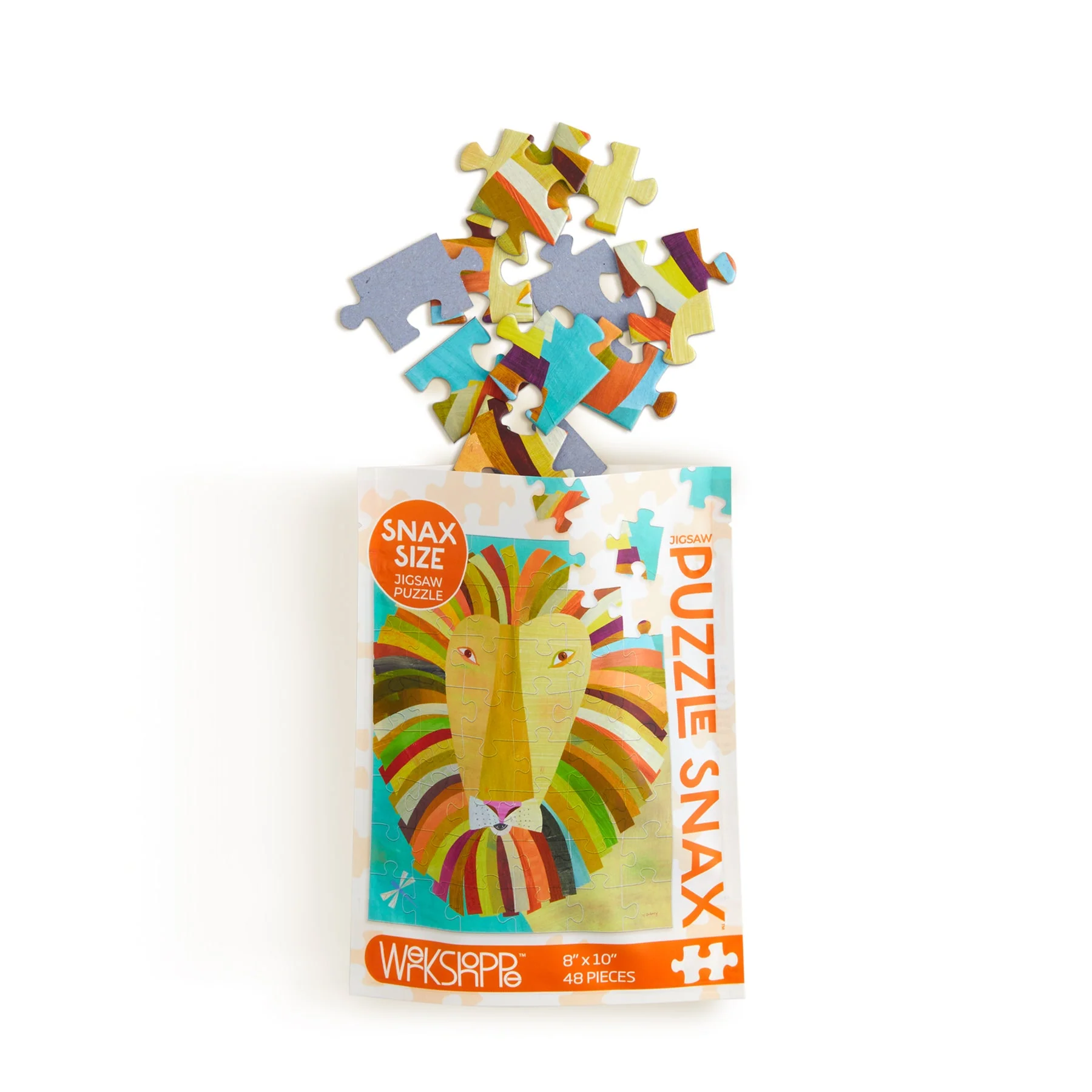 Colorful Lion 48 Piece Jigsaw Puzzle Snax - Image 5