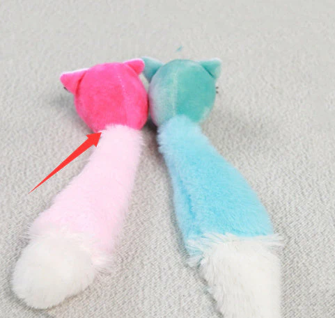 Colorful Long Tail Plush Mouse Self-Hi Nibbling Cat Does Not Hurt Nails Puzzle Cat Toy - Image 6