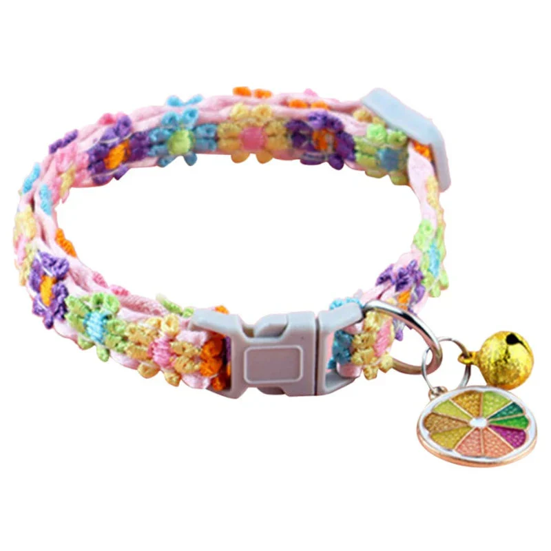 Colorful Pet Collar With Bell for Cats & Small Dogs - Image 14