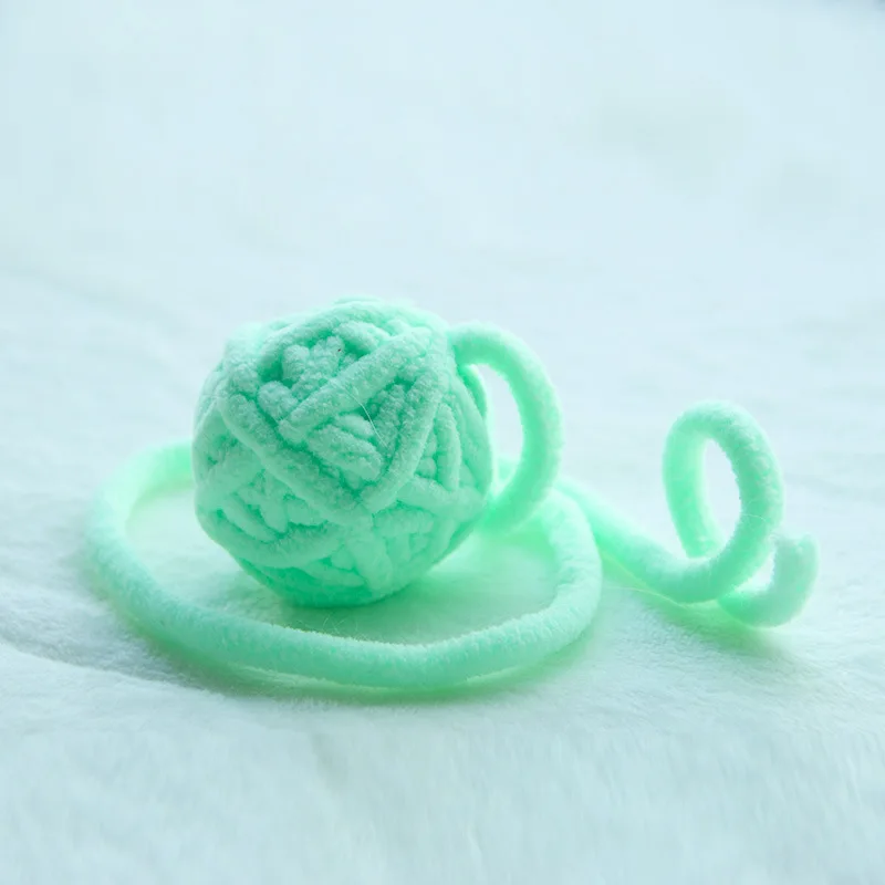 Colorful Yarn Ball Cat Toys with Bell - Image 10