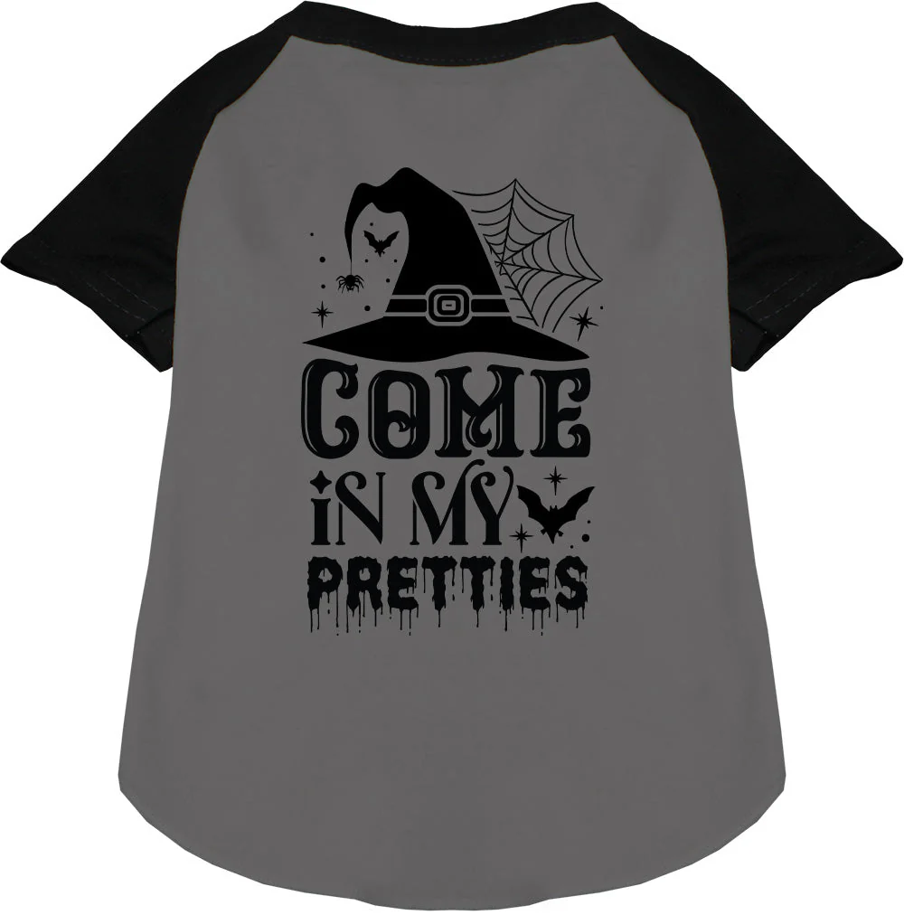 Come In My Pretties Pet Raglan Shirt - Image 3
