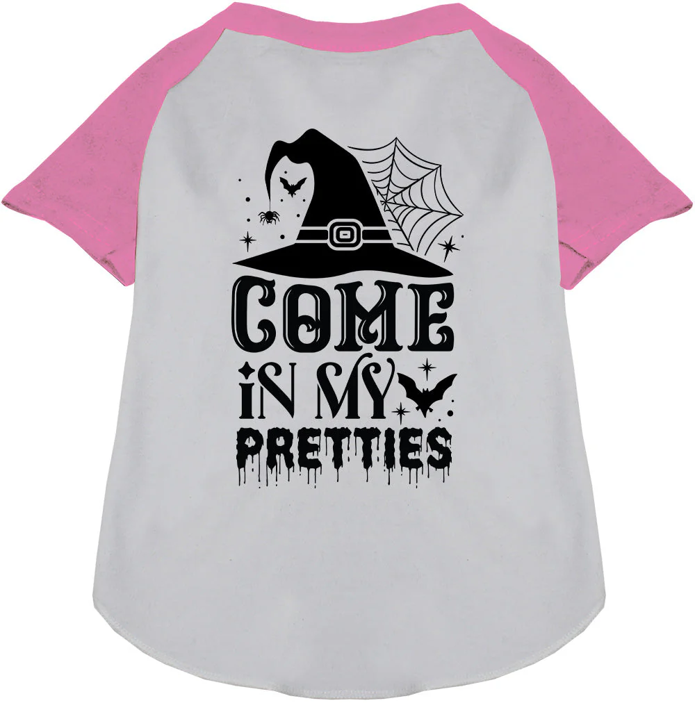 Come In My Pretties Pet Raglan Shirt - Image 5