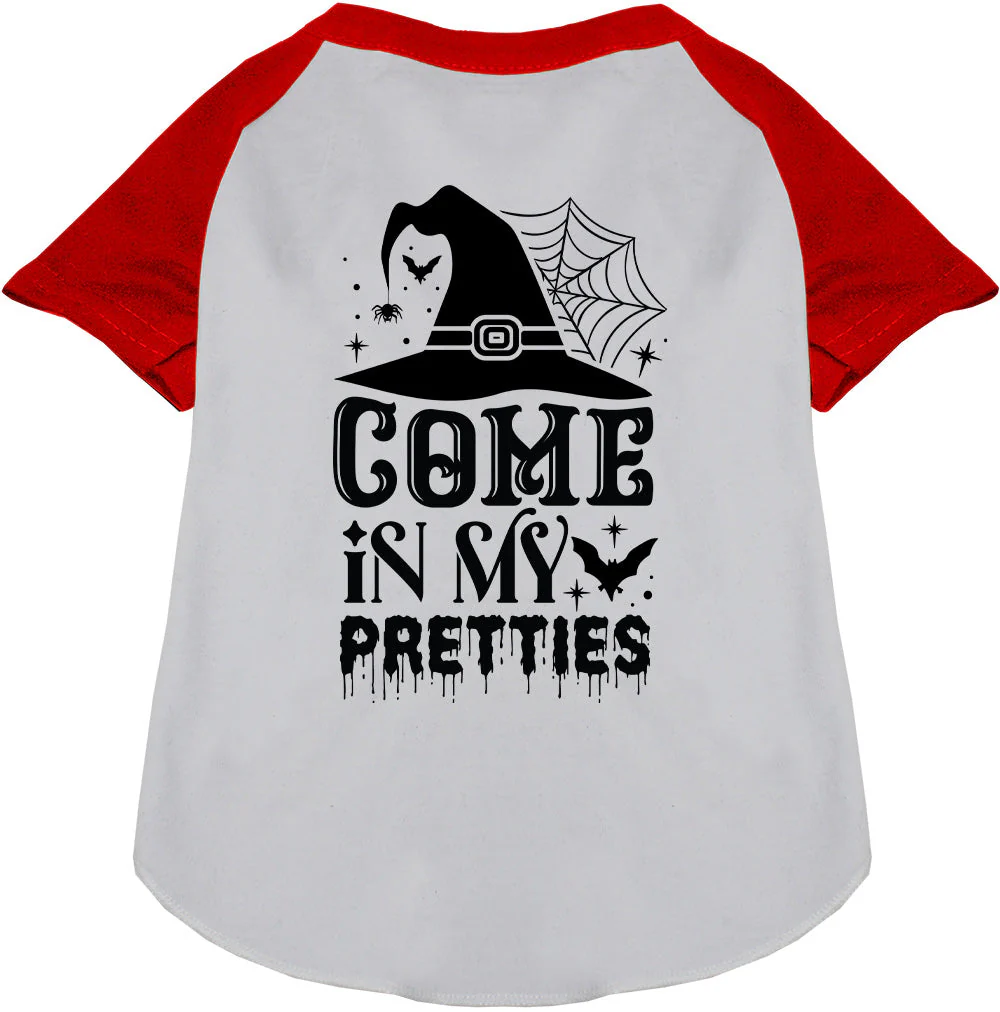 Come In My Pretties Pet Raglan Shirt - Image 6