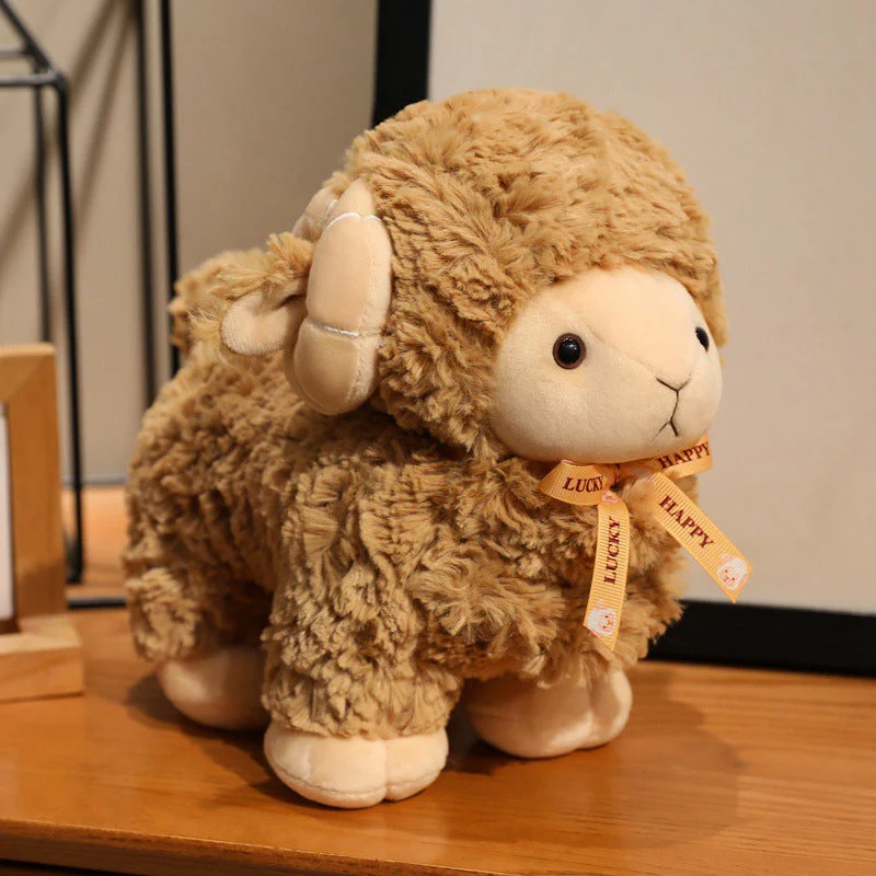 Comfort Doll Curly Wool Sheep Plush Toy - Image 12