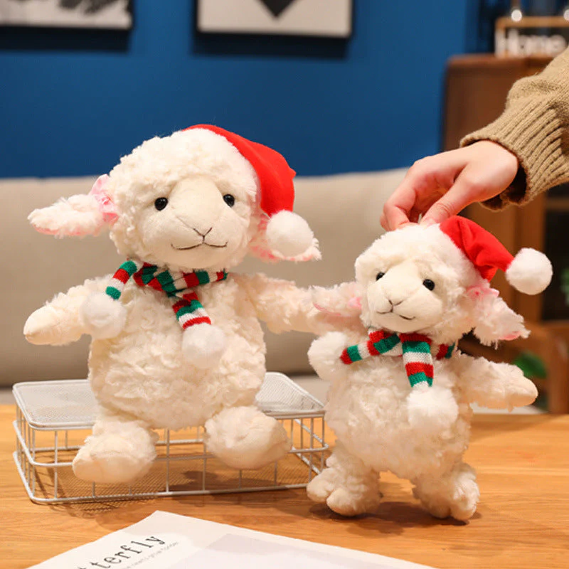 Comfort Doll Curly Wool Sheep Plush Toy - Image 2