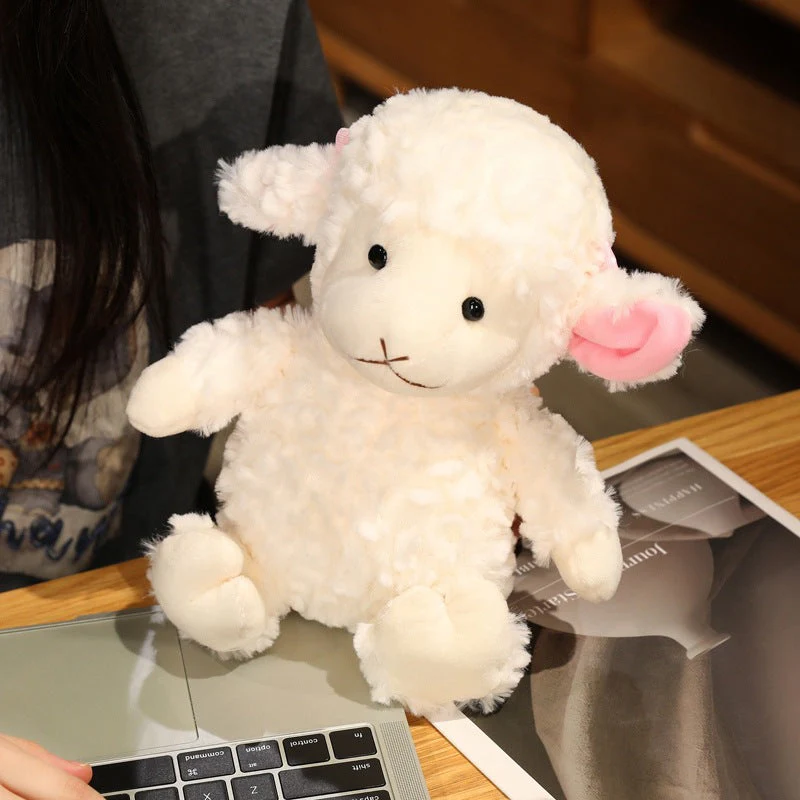 Comfort Doll Curly Wool Sheep Plush Toy - Image 6