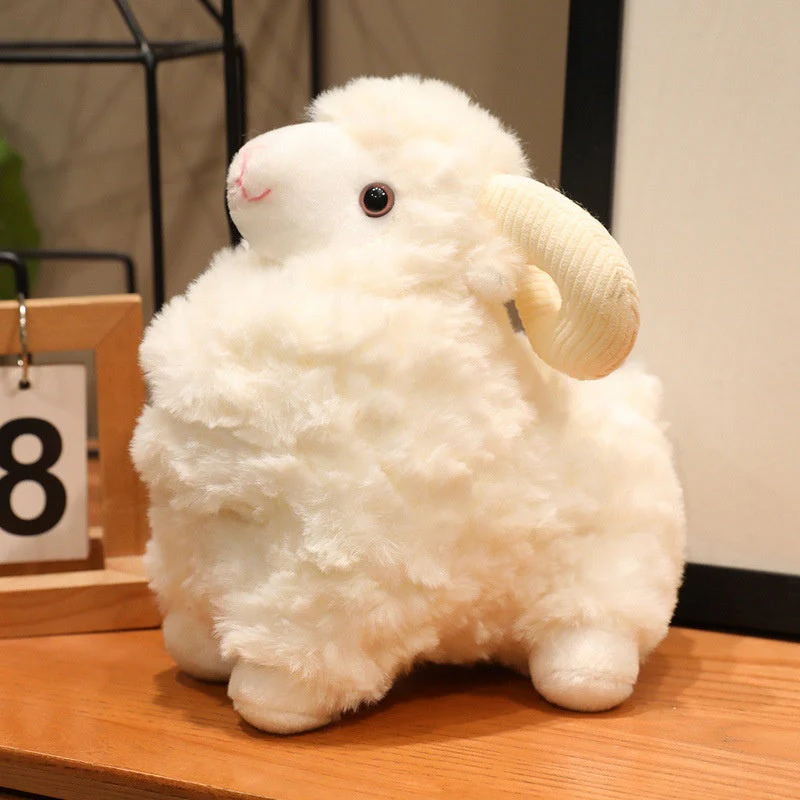 Comfort Doll Curly Wool Sheep Plush Toy - Image 8