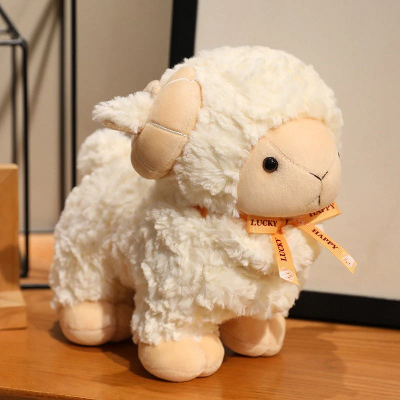 Comfort Doll Curly Wool Sheep Plush Toy - Image 9