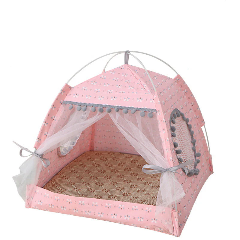 Comfy Calming Pet Tent Bed for Small Dogs and Cats - Image 2