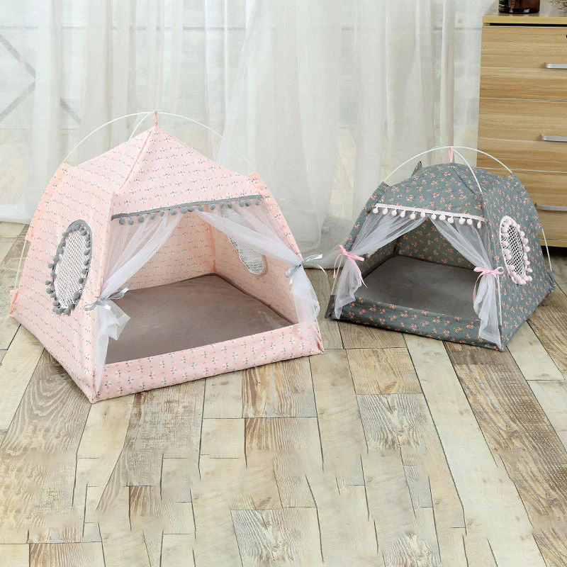 Comfy Calming Pet Tent Bed for Small Dogs and Cats - Image 4