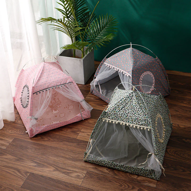 Comfy Calming Pet Tent Bed for Small Dogs and Cats - Image 5